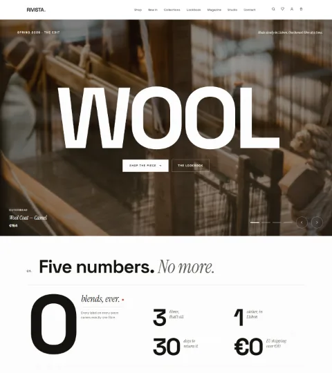 Thumbnail of the Kinetic demo homepage, motion.