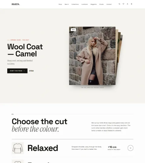 Thumbnail of the Stack demo homepage, layered.