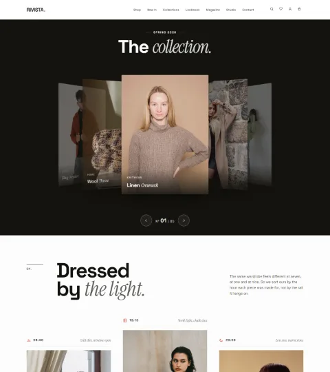 Thumbnail of the Tilt demo homepage, 3d.